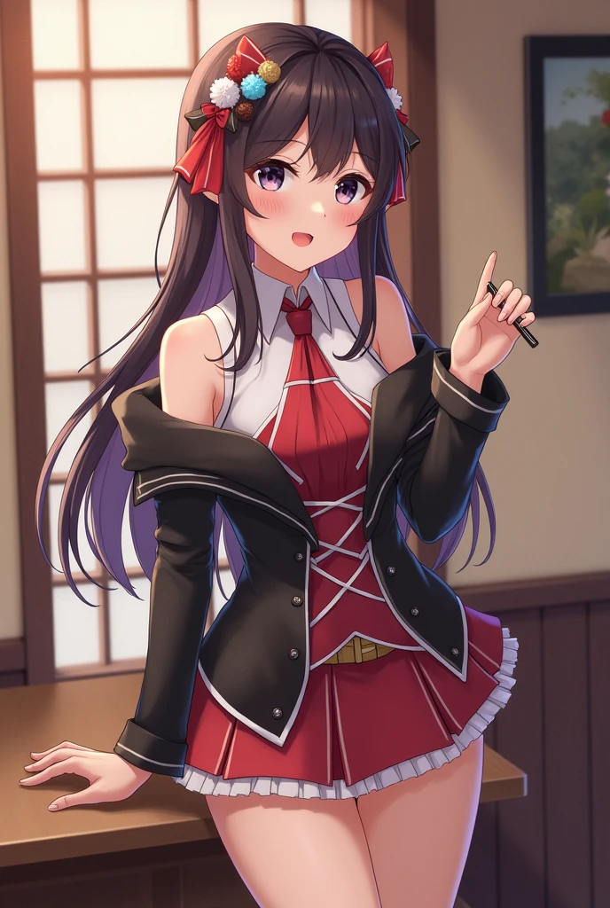 Ai Hoshino, Ai Hoshino, hair between eye, Hair Ornament, Hair Ribbon, Long hair, One side up, (Purple eyes:1.1), Purple hair, rabbit hair ornament, (star-shaped pupils:1.5), symbol-shaped pupils,Brake belt, Black belt, brooches, Dress, Pink dress, frilly dress, Ruffled gloves, frilld, gloves, heart brooch, Idol, Idol clothes, Jewelry, Pink gloves, Red Ribbon, bow ribbon, turtleneck dress,BREAK looking at viewer,BREAK (masutepiece:1.2), Best Quality, High resolution, Unity 8k壁纸, (Illustration:0.8), (Beautiful detailed eyes:1.6), extra detailed face, Perfect Lighting, extremely details CG, (Perfect hands, Perfect Anatomy),Smile with open mouth、outside of house、plein air、cowboy shot、(Skirt lift:1.3), (white panties:1.3)、(Skirt that rolls up:1.3)、(Fully exposed panties:1.5)