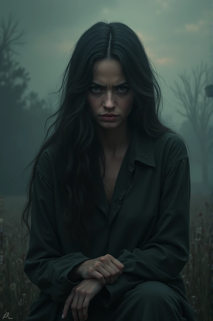 Nyssa couldn't bear the pain and, to everyone's surprise, began to tremble and move away, his eyes fixed on a distant point, lost in terrible memories.