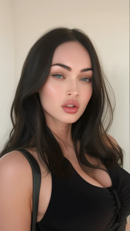  portrait megan fox, perfect face, 2000s megan fox, bella poarch, extremely beautiful face, 1, adriana lima young, young megan fox, pale-skinned persian girl, megan fox, attractive beautiful face, angelina jolie, instagram model , Close your eyes and make a lewd expression,Mouth wide open and panting,Realistic, arms up, Highest quality, Detailed face, A steam sauna with lots of steam, Detailed Background, Diffused sunlight, Written boundary depth, Bokeh,gigantic Breasts,Bust 90,nude,Drenched in sweat,Large amounts of sweat on the chest