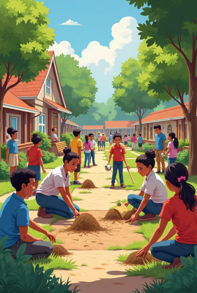 Children's stories a short story, Father and his go fishing at the lake one day..
