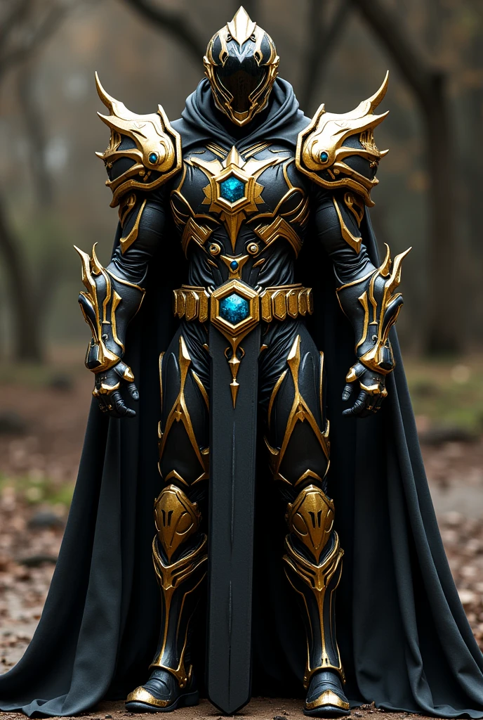 Legendary Black Ranger Creat the most powerful legendary black gold power ranger with brittle ...