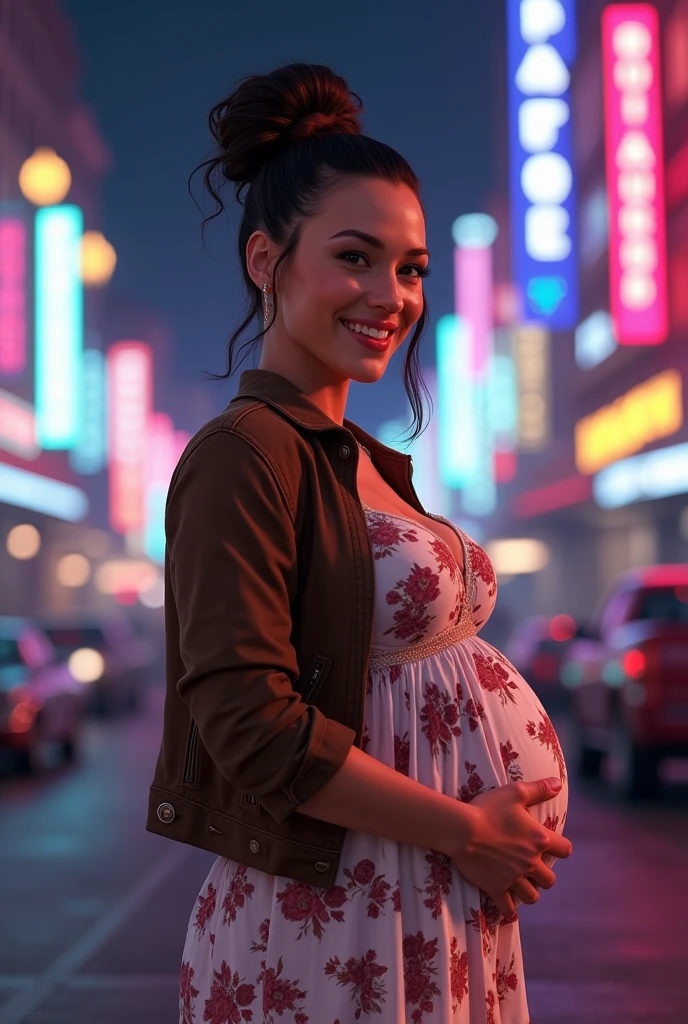 Generate the GTA 5 loading screen girl
Now make her pregnant
Make her rub it