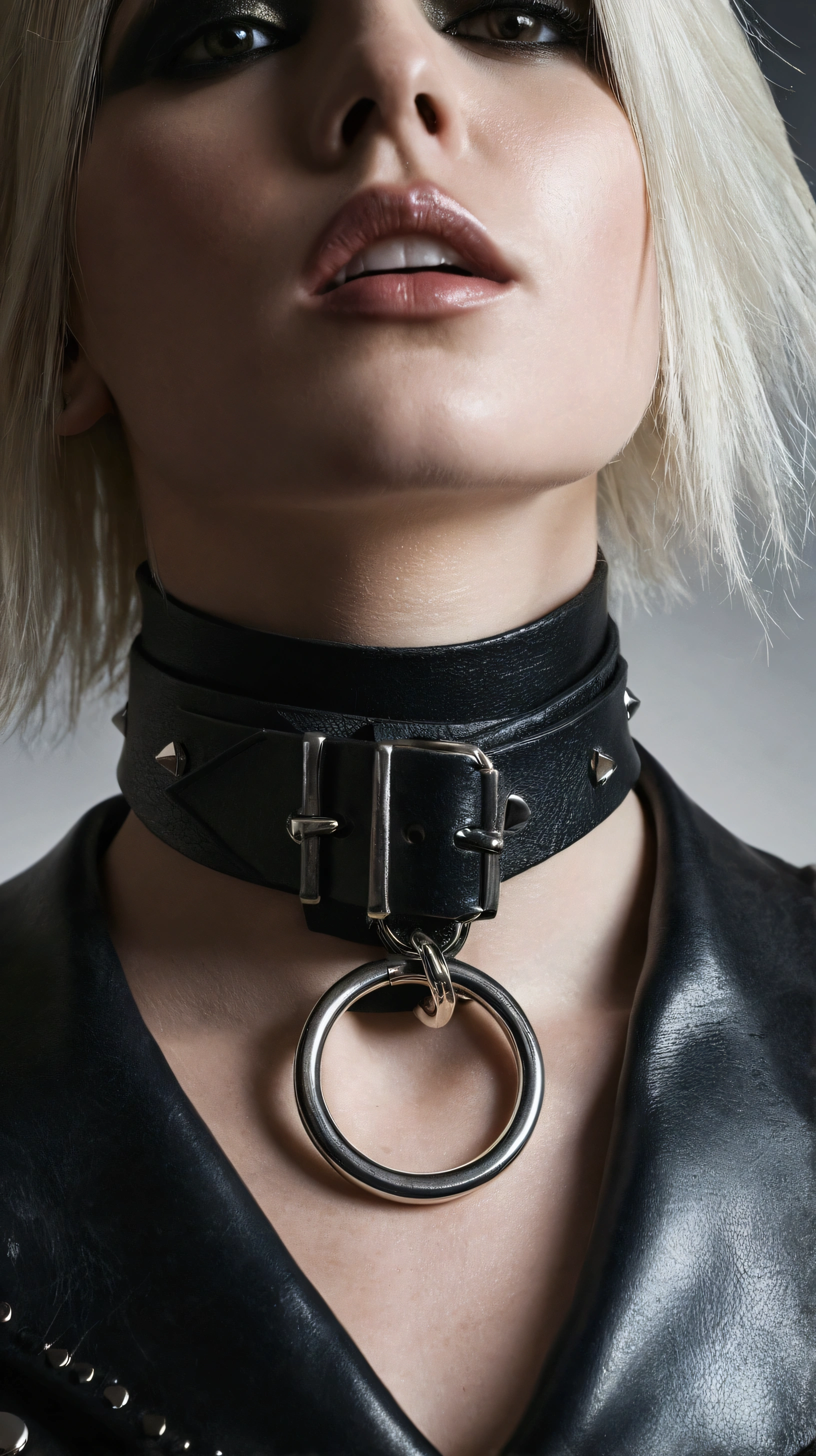 (Alyson Hannigan, bdsm, bondage, muzzled mouth, drool dripping, drool dangling, breathplay) cleavage, 8k, drool all over chest, drooling, realistic, dripping wet, medium breasts, drool dripping from chin, drool all over face, corset, suspended, hanging, perfect body, smooth skin, pleading eyes, exact likeness, muzzle harness, muzzle, breath control