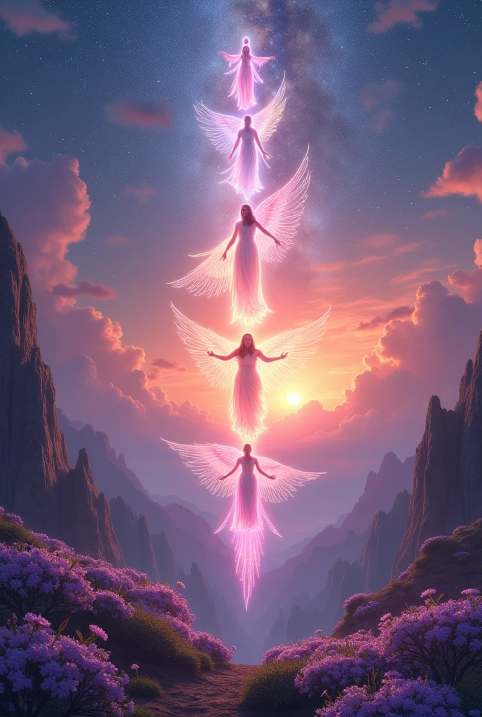 Cosmic chakra healing and assisting angels