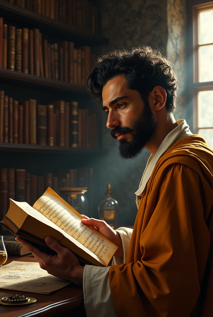 In Bible times there was a rich man who dressed in purple and fine linen and lived in luxury every day, 8k, HDR, Cinematic dramatic light