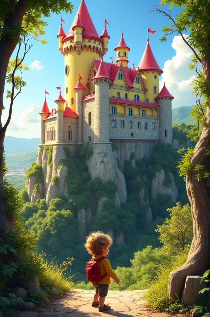 A child admiring Mon la fert