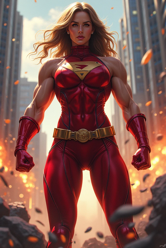 muscular supergirl 