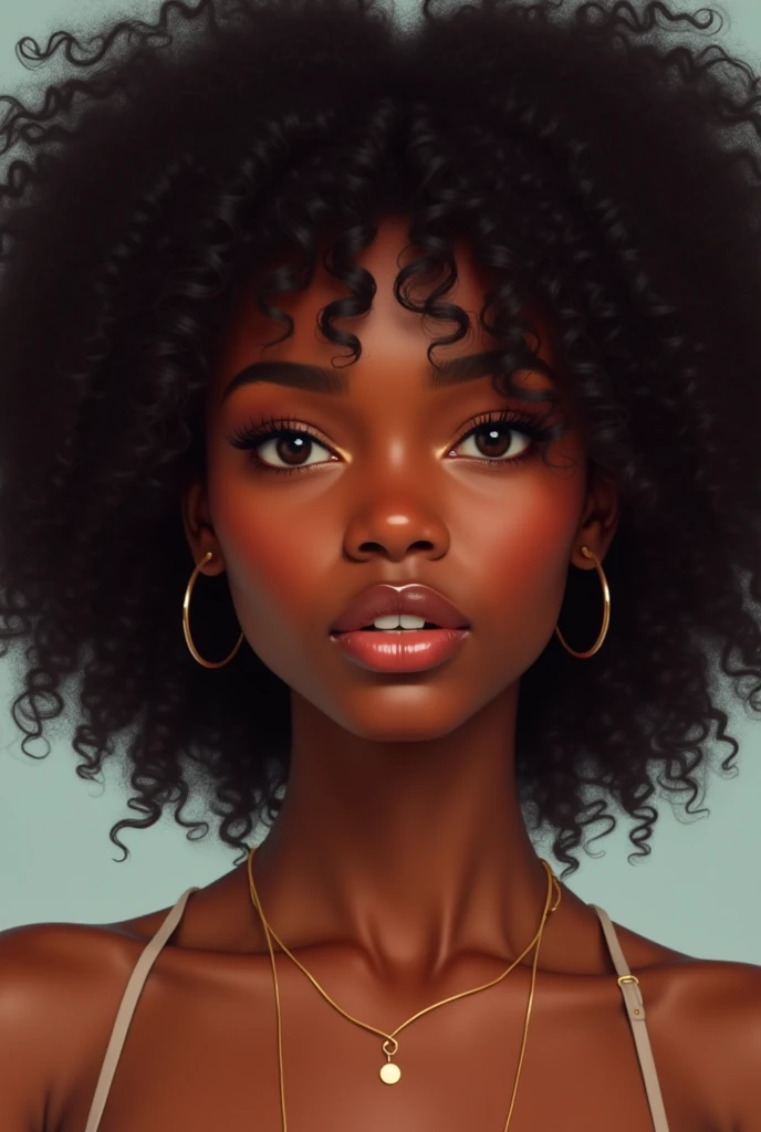 masutepiece, Professional, High quality, photo shot, in a 4k, reality, ebony woman, Solo, (Cowboy Shot), Detailed skin, Skin bumps, pores, Sweaty skin, A slightly anxious look, stripper , light honey curly hair, bright honey eyes, Detailed face, Beautiful appearance, Perfect face, Attractive body, Sexy, Bewitching, (Plump lips:0.85), Beautiful, amazing, Seductive beautiful face, banana leaf hut, Detailed backgrounds, Real life,
