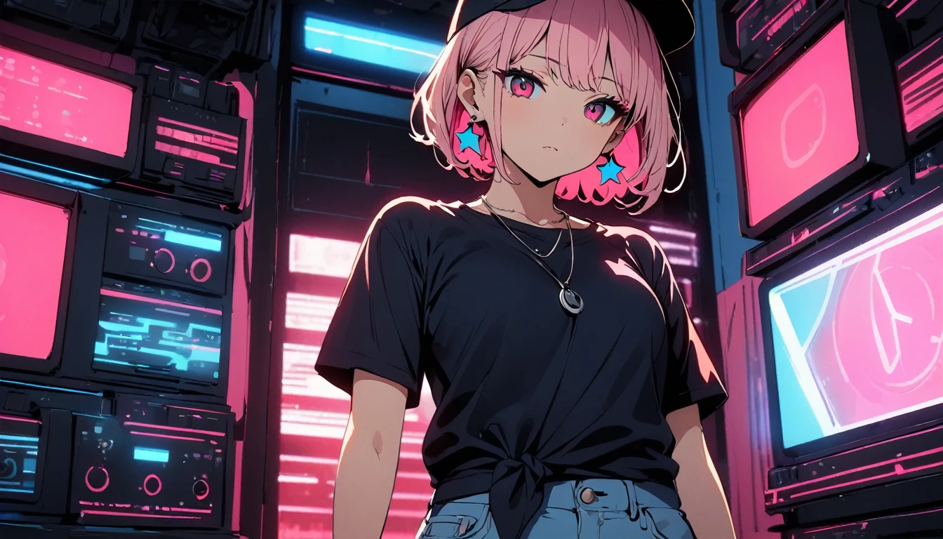 (1child:1.3),(1boy:1.5),15-year-old,teenager,femboy,Libido boy,Female physiognomy,

little boy,(((little boy,boy,???,??? only,,1boy,(male gender:1)))),

pink hair,short detailed hair,(((neon_pink_eyes:1.3))),intricate eyes,beautiful detailed eyes,symmetrical eyes,big eyes:1.5,child's chest,((??? body,a little chubby,good anatomy,accurate body proportions,detailed shota body for young boy,perfect anatomy))),

serious and thoughtful man,(nsfw),

flat chest,((fat)),(((lustrous skin:1.5,bright skin: 1.5,skin tanned,shiny skin,very shiny skin,shiny body,plastic glitter skin,exaggerated shiny skin,illuminated skin,wet legs))),(detailed body),

collar around his neck,The collar is attached to a thick dog leash,(tiny bulge on pants),Sweatshirt,revealing clothing,show skin,(micro clothes,rave fashion,visible thong straps,accessories LED),((wet clothes,intricate outfit,intricate clothes)),

(dynamic pose:1.0),solo focus,(tears,open mouth)(centered,scale to fit dimensions,Rule of thirds),

cyberpunk city by the ocean at night, with bright neon signs and dark stormy clouds and puddles, scenery:1.25,

artistic photography,(photography taken by sldr),highres, sharp focus, (ultra detailed, extremely detailed), (photorealistic artwork:1.37),(extremely detailed CG unity 8k wallpaper),((synthwave background theme)),(((vibrant colors))),(intricate background),(masterpiece),(best quality),