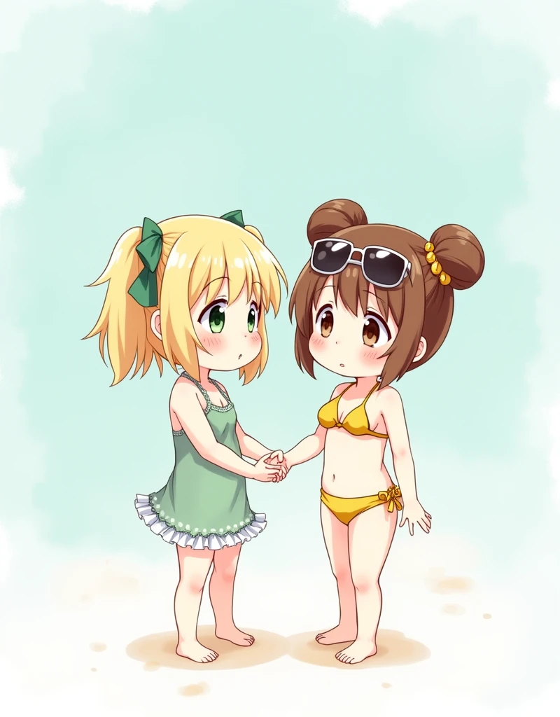 {{{(((Anal hole expansion, pussy hole expansion (cervix visible) )))}}}, Ultra high resolution, 64k, very detailed illustrations, Beach (tropical country, palm trees, tropical animals, the sun is very strong), 3 girls (1
(1 year old, 1 year old, 1 year old), cute children's swimsuit, (short arms: 1 and a half years old), round face, (little girl: 1.8), bare feet, (child: 1.9), (baby face: 1.4)), sunlight, flat chest, blonde, super long hair, hair tied on the head, surface effects, color effects) profile, little girls (3 girls), open their anal hole, super huge vibrator in the anal hole is inserted, {{{A very thick vibrator is inserted into the girl's anus, and a very thick vibrator is inserted into the pussy of girl A}}, the girl spreads her legs open, her buttocks are grabbed and spread apart, and she is dripping with tears and drool. Yes, one eye closed, mouth wide open, raped eye, side view, ((NSFW,side view)), YoDeltamon,