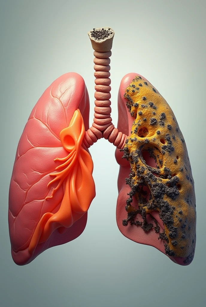 Photo of doctor holding x-ray of lungs with tumor , Don't show the face of a doctor, hands only