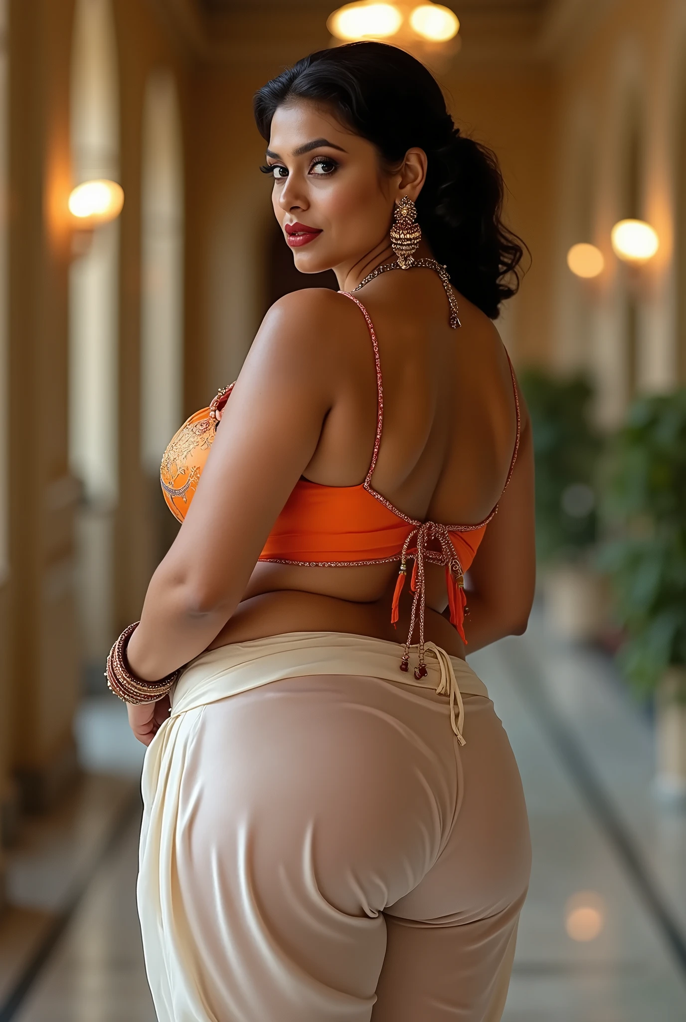 Big ass women in saree, chubby, High heels, Indian women, nude, large breasts, jwellery, sexy alluring women, curvy, busty women, braless, nsfw