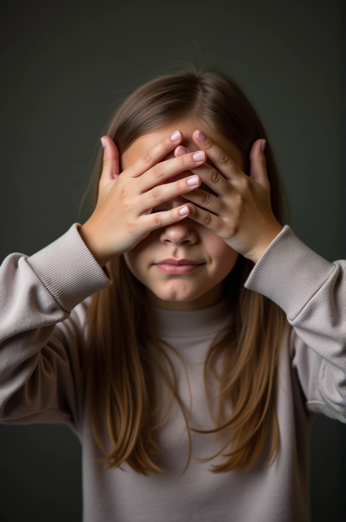A 13 year old girl moaning