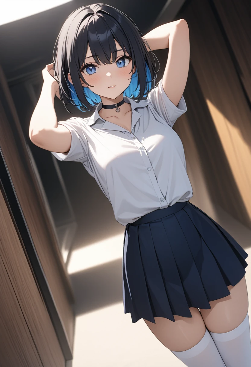 alone, (((OK sign above the eyes:1.5))),(office lady:1.0) (Walk through the detailed cityscape:1.2) and (Short brown hair:1.2) and (Green Eyes:1.1) and (wearing whte dress shirt and black necktie and black thighhigh:1.3)
{{{masterpiece}}}, {{最high quality, super fine figure}}, ((Thick Hair)), ((Beautiful Eyes)),{And yet a delicate light, perfect and delicate limbs}, {{ fine luminescence ,very fine 8K CG wallpaper}}, ((an extremely delicate and beautiful girl)), Dynamic Angle, l (Staring blankly, Adorable big eyes), Beautiful fine details, (Absurd, incredibly Absurd, figure, Super detailed),
alone, high quality, CG, wallpaper, Anime Girls,Thick Hair, Cute Face, Two legs, Detailed Hair, (very Detailed Hair), (Beautiful Eyes), Naga Style,Erika Aoi,