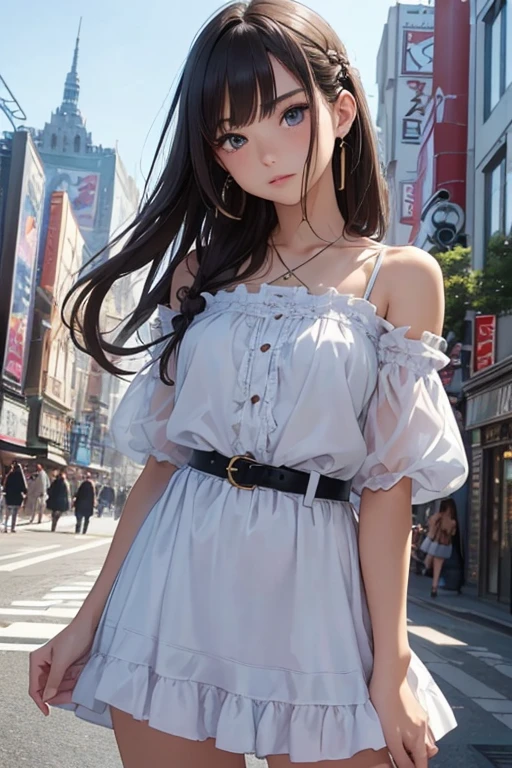 Highest quality、High resolution、Detailed Background、(Beautiful face in every detail:1.4)、Anatomically correct、(Detailed facial expressions)、(Detailed eyes:1.2)、Teenage Beauty、(Highly detailed face:1.2)、Perfect body line、Groomed eyebrows pose、Cowboy Shot、Shibuya Ward、Harajuku、

(Two beautiful model girls with landmarks in the background:1.5)、

A shirt dress is a versatile item that can be worn on its own., Comfortable to wear、Can be worn casually or formally。.、Mark your waist with a belt and pair it with accessories.、Cami dresses are the perfect item for summer..、Updos and downdos.々Let me&#39;Try out different styles、Natural makeup and gorgeous makeup々There is make-up、so beautiful