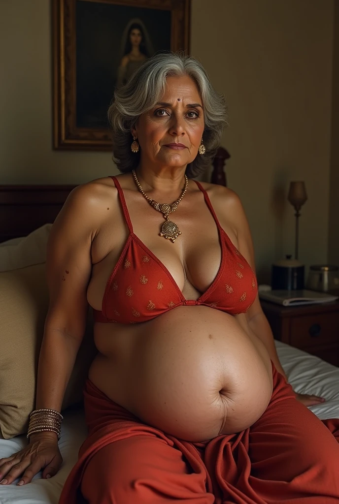 oldwomen,grandmother,pregnant,nude, 