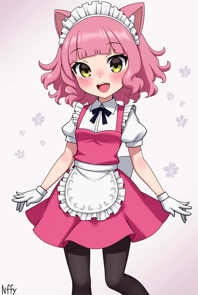 Sexy feet of an anime maid, "5 toes" on each foot and slightly red padded feet, although the maid has a sweet face, she is an adult girl,
showing the bottom of her feet