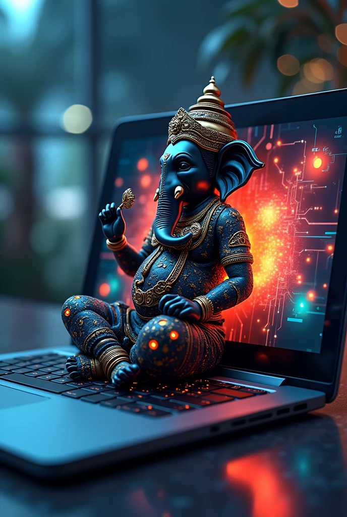 god baby krishnar typing code , in background wall infoem solutions name should display clearly.complete name should display