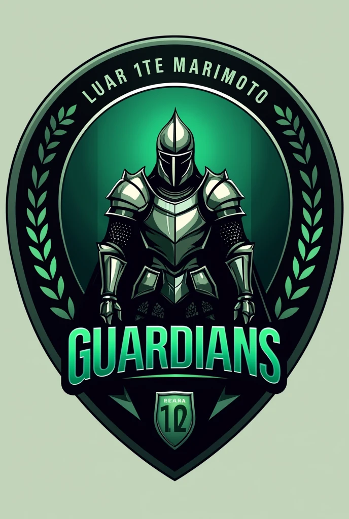 A green with black and white circle football team logo with a gladiator helmet and small crocodile team name is FC KANYE