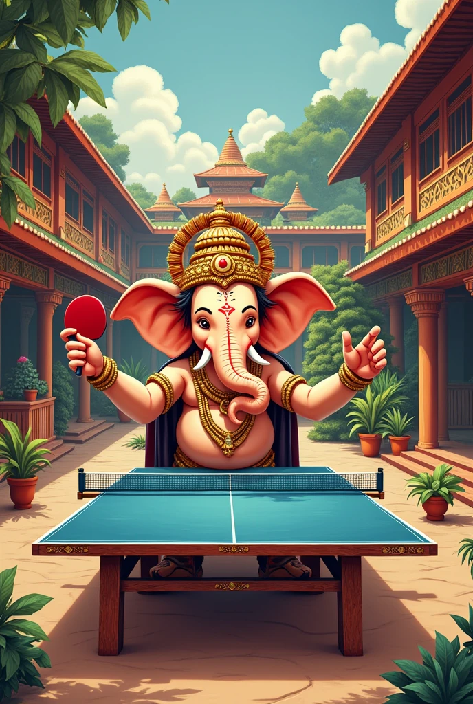 ganesha, DJ, billiards, skateboard