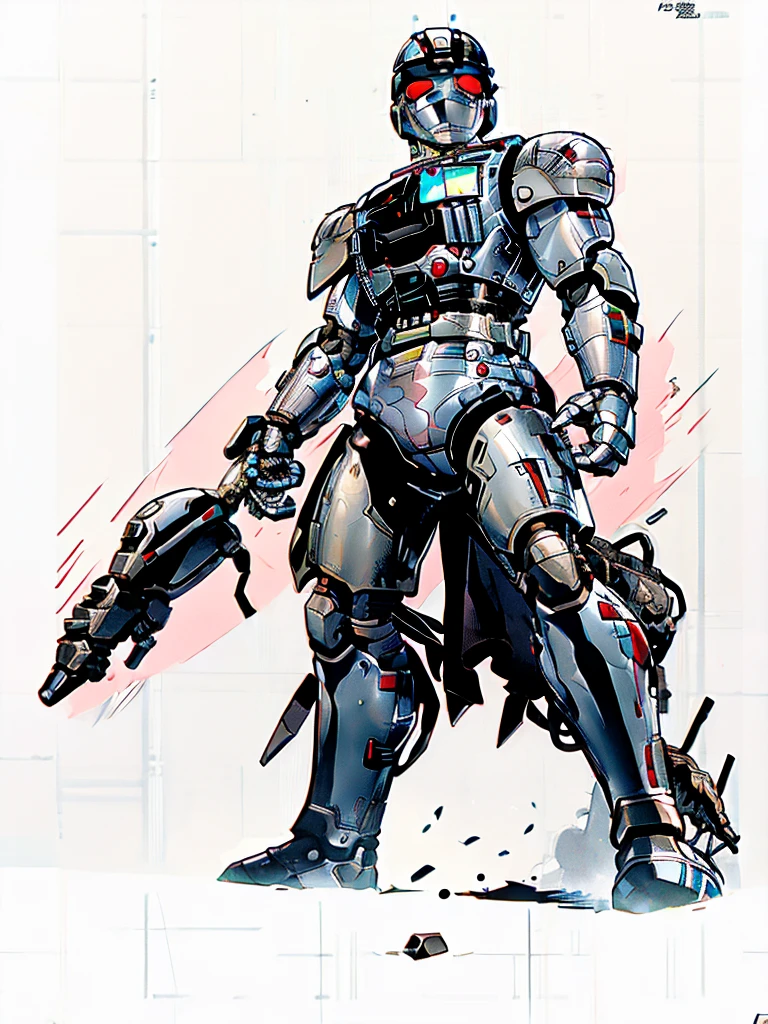 (((Robocop))),(((combat pose)))