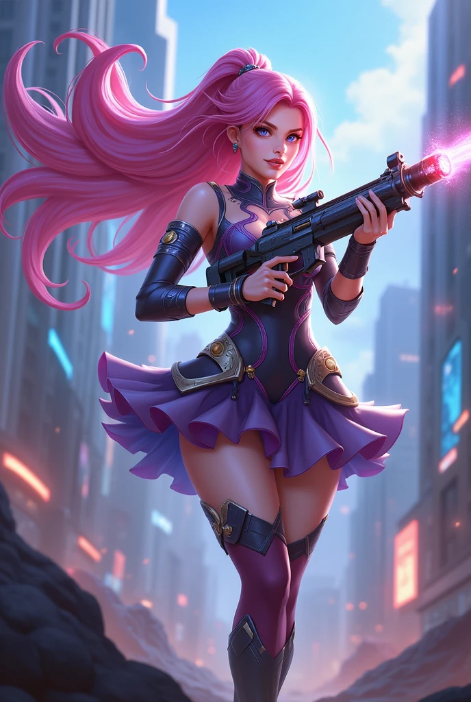 Layla from mobile legends bang bang 
