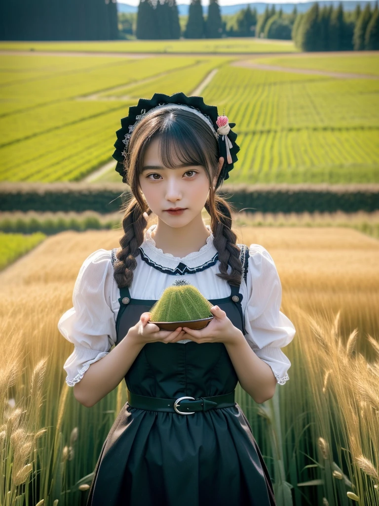 <lora:Mega flora:0.8> best quality, mega flora, 1girl, farmer,  jungle, fennel, orange flowers