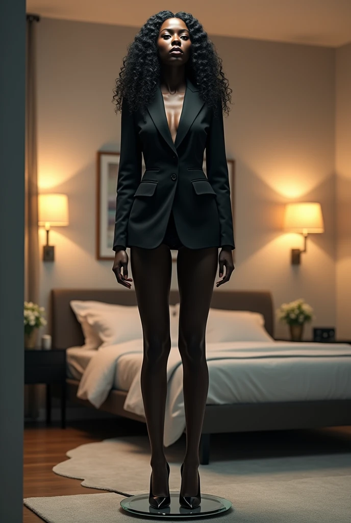 There is a beautiful nude girl in a room with a chair, dramatic lighting rendering, shadow filled room with dark volumetric perfect lighting, global lighting. VFX, still animated horror movie, dramatic volumetric lighting, cinematic volumetric lighting, 8K volumetric lighting. dark, volumetric lighting", standing in a dimly lit room, cinematic lighting + masterpiece yellow layer octane render