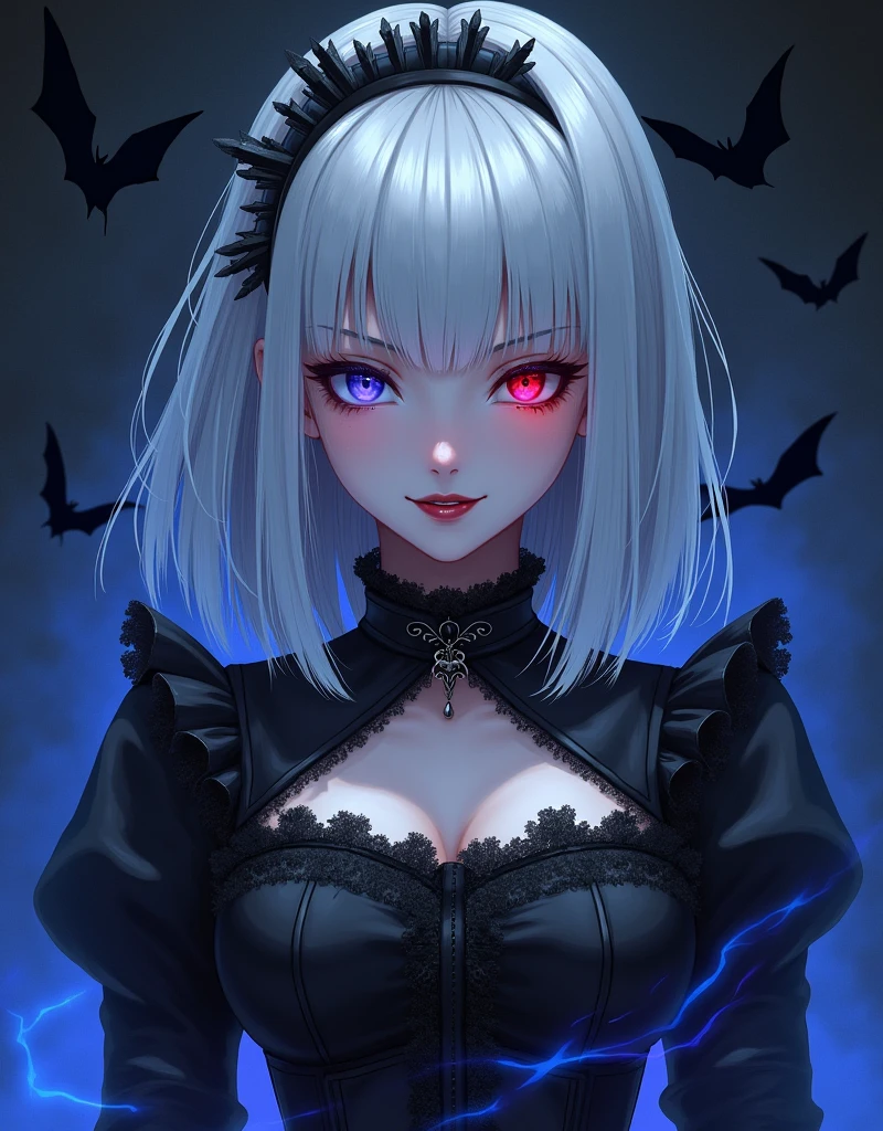 (Best Quality,4K,hight resolution,masutepiece:1.2),Ultra-detailed,Realistic,highly contrast,Halloween,Portrait,Dark,Gothic,haunting,Expressive,Colored,Moody lighting,decoration,mask figure,bright orange pumpkin,ominous vibe,eerie eerie atmosphere,Elements of surrealism,Attention to detail,Impressive brushwork,striking contrast,creepy,Ethereal,ghosts,shadowy,Mysterious,MACABRO,tome'tome'tome'tome'tome'tome'tome'tome'It's tragic,Witch,haunted house,broody,Scary,uneasy,Undeservedly beautiful,Unforgettable charm,persuasion,charmed,haunting,image of memories.((in front of dark stained glass))、((dark background spooky background))、((slight smile))、((very closeup))、((More close-ups))、((Staring at the viewer))