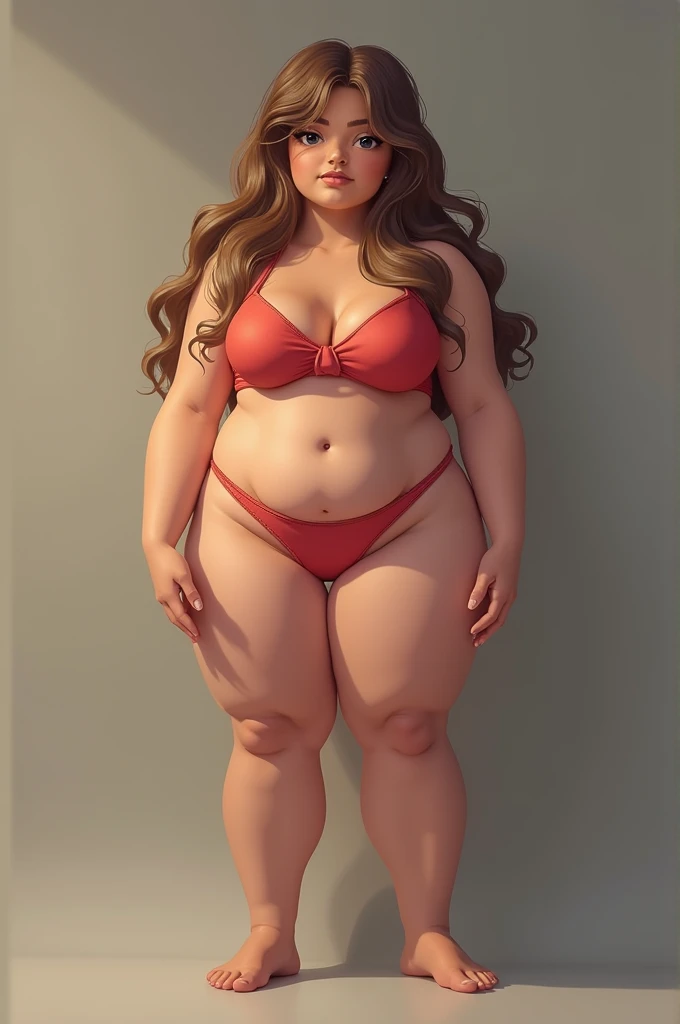 (slightly chubby waist: 1.7), wide hips, thick thighs, anatomically correct, (head to toe: 2.0), (full body image: 1.8), 1girls, solo, (string bikini 1.6), deviant art, masterpiece, highly detailed, bright eyes, detailed eyes, expressive detailed eyes, wide eyed, detailed pupils, blush, (tiny bikini:1.4), small breasts, ((nipping out:1.4)), (((nipping out))), lots of freckles, super textured detailed skin, entire body image, full body shot, professional photograph, (no jacket: 1.9), 360 view