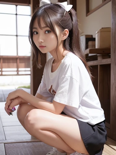 Aching、girl with