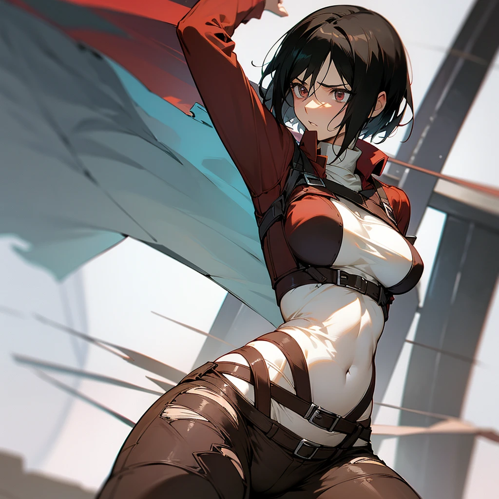 Mikasa Ackerman desnuda