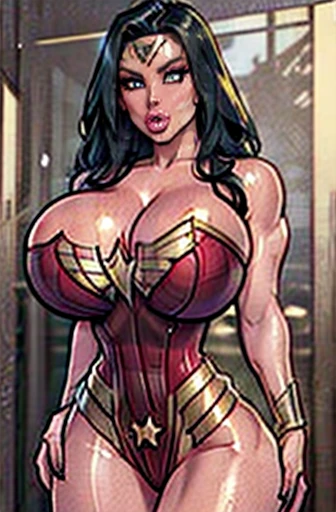 Wonder Woman: ((Topless)) (boobs) (naked) ((nipples)) out: