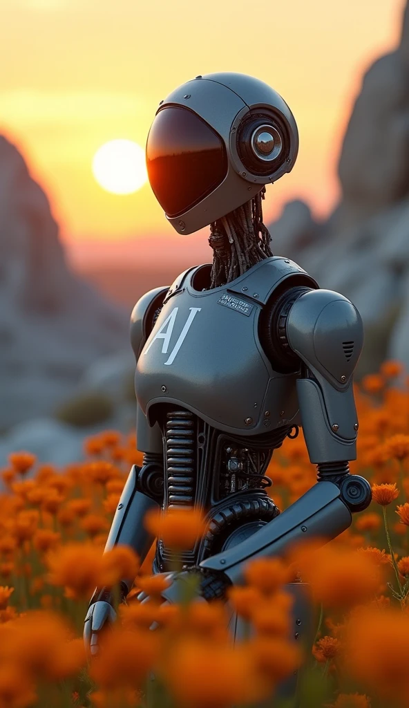 a robot picking flowers, intricate detail, elegant, highly detailed, digital painting, volumetric lighting and shadows, Vivid colors, concept art, smooth, illustration, artgerm and (giger:1.1) and alphonse mucha, 16k uhd, hdr, dslr, high quality, film grain, Fujifilm XT3,
art by SEL-FOC