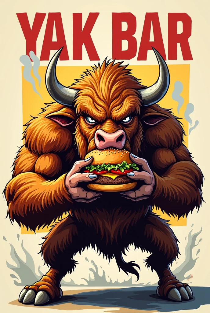 Make a logo, of a Pitmonster dog, with the name of burger beasts