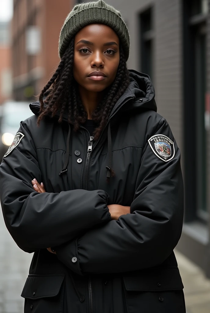 DEN_nicole_kitt,
(posing by a (police car:1.2) (dressed:1.1) in a (police uniform:1.2), (police officer:1.3), police uniform, (police car:1.1), cuffs, (police:1.2), (uniform:1.3), police hat, hair tied back, tied back hair, trousers, top, jacket:1.2),
bokeh, f1.4, 40mm, photorealistic, raw, 8k, textured skin, skin pores, intricate details  <lora:epi_noiseoffset2:1>, epiCRealism <lora:ClothingAdjuster3:-1>