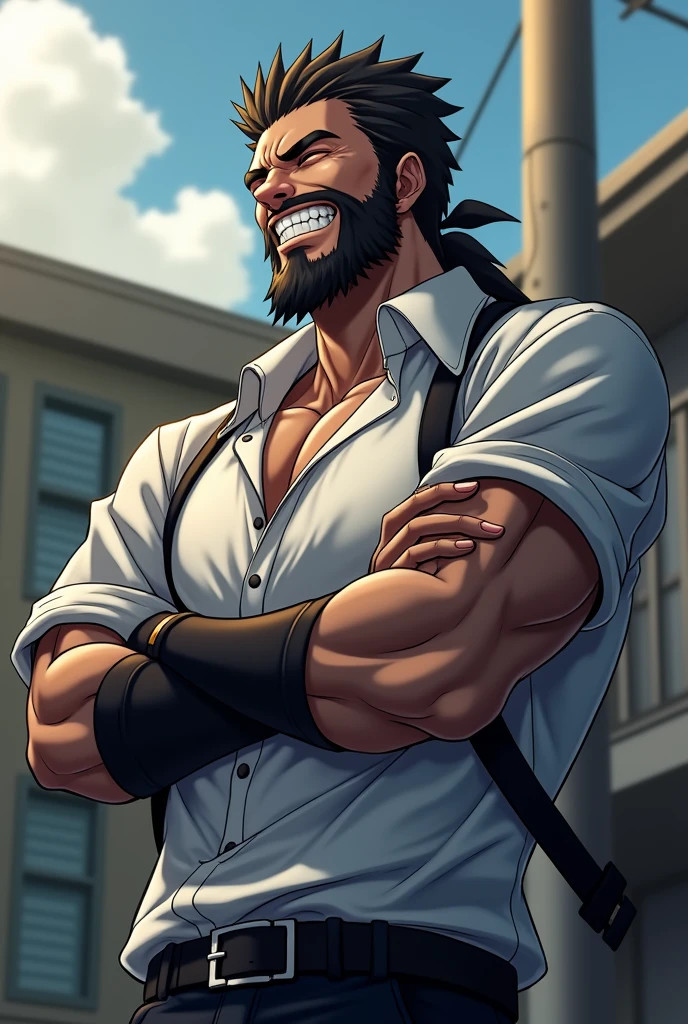 solo, pubraseer, furry german sheperd dog, muscular body, handsome, Smiling, mouth open, (holding glassess), cool pose, casual shirt, casual pants.