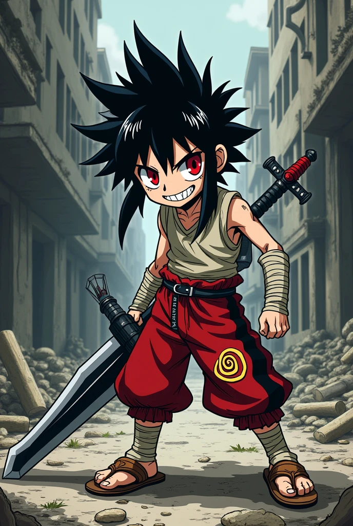 Best hot ninga boy with cap and red blood sing no background and cartoonistic