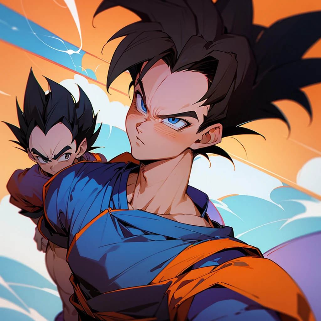 Genera a 4 saiyajin desnudas