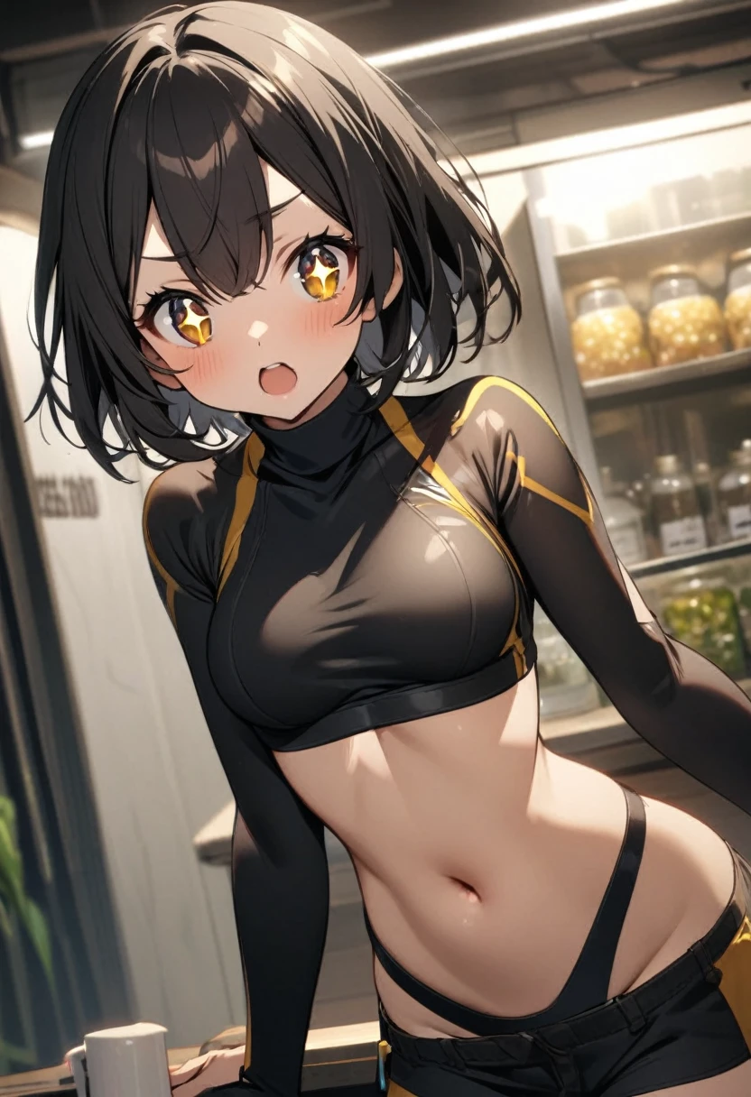 anime girl covered in chocolate sauce