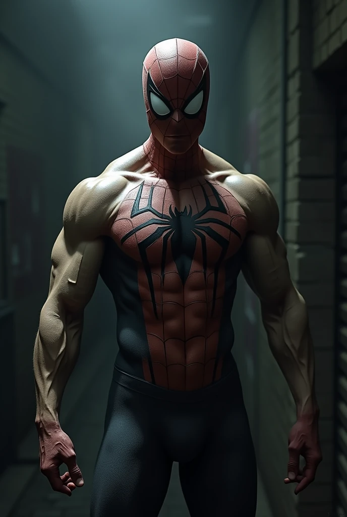 muscular spiderman