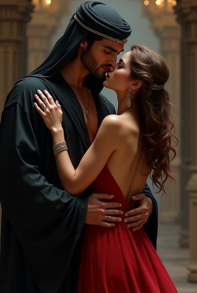 Woman having sex with a beard and bible preaching