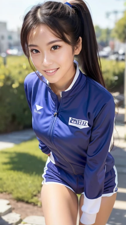 (8K、Raw photography、Highest quality、masterpiece:1.2),(Black Hair、Dark Eyes:1.9),(Wearing a pink and white uniform:1.6)、View your audience,Viewed from the front,White skin,(:1.4)、(Tight waist:1.6)、(Clothes that accentuate the shape of the breasts:1.0)、(Big Breasts :1.3)、Slim figure、Ultra-high resolution,beautiful,beautiful fece,(One person、No background:1.9),whole bodyボディー,Japanese women,(reality的:1.37)、Photon Mapping,reality、(Baby-faced and cute: 1.4)、(Cute Smile: 1.8)、(Round face: 1.8)、Radio City、Physically Based Rendering、Depth of field rally background、photograph, (I can see your knees、Thigh close-up:1.8),(:1.6),whole body、Great quality