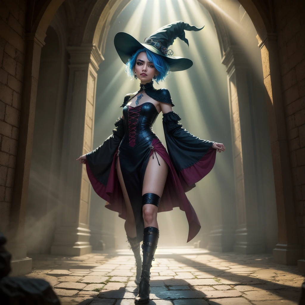 a beautiful pregirl, opened blue eyes, Meditate cross-legged, at centre,Very bright colors, Light particles, with light glowing, Mshiv, wallpaper art, UHD wallpape
A painting of a witch with a pointed hat, carnage, Sci - Horror Art of Fiction, Science fiction horror artwork, inspired by Aleksi Briclot, woman, de carnage, Horror fantasy art, par Aleksi Briclot, Horror concept art, venin, Art fantastique et horreur, Detailed illustration of 4K horror, grinning, Dark Horror Art