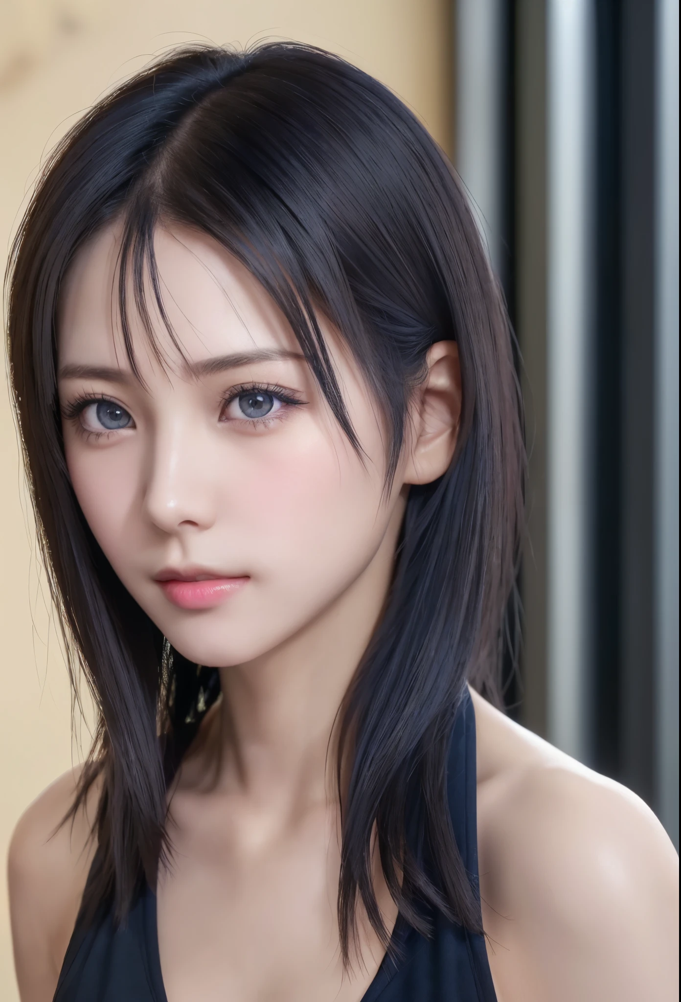 top-quality、8K Masterpiece、超A high resolution、(Photorealsitic:1.3)、Raw photo、1人、silver white hair、poneyTail、glowy skin、1 super beautiful college girl、((super realistic details))、portlate、globalillumination、Shadow、octan render、8K、ultrasharp、very intricate...