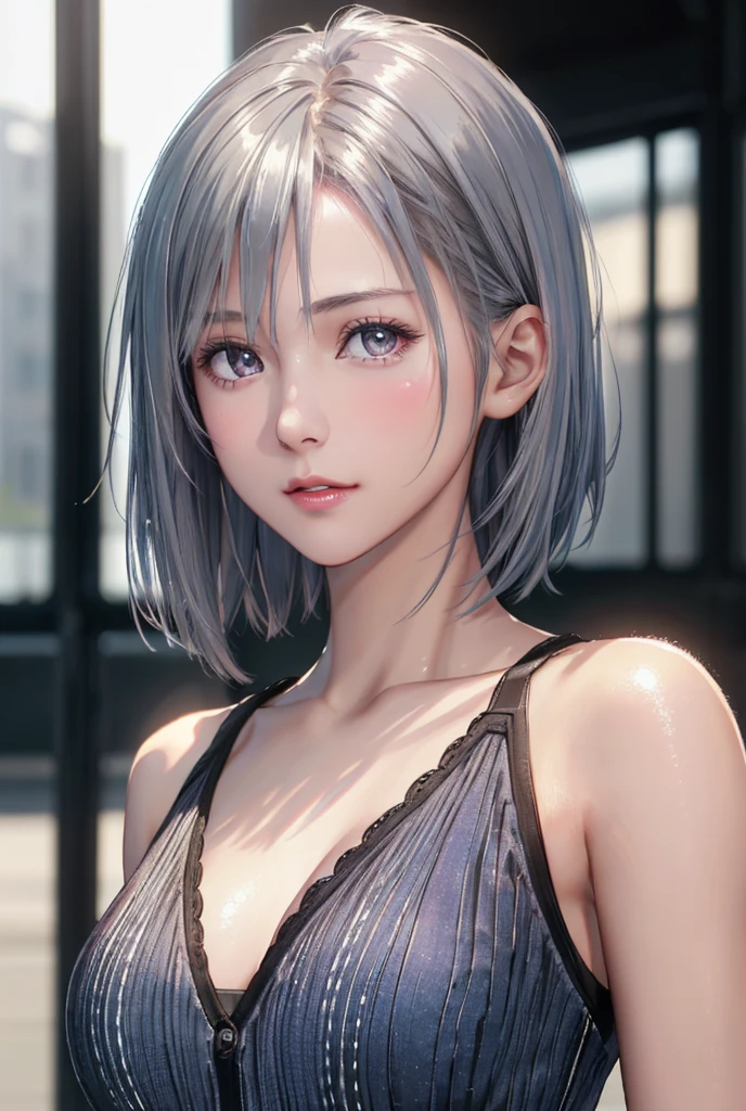 Pro wrestling, night, ((girl is wet)))), ((((bright silver hair)))), pale blue eyes, belly button, cleavage, Japan person, (((full body))), adult, 28 years old, underwear visible, ((chest close)))), (miniskirt)))), (skirt lift)), ((hair is wet)), bewitching smile, blush, teeth visible, perfect eyes, perfect hands, professional lighting, Top Quality, Masterpiece,Sharp, Perfect Focus, Bokeh,(Beautiful Eyes with Fine Details:1.3),Realistic, (Shiny Skin:1.5), (Ultra High Resolution Complex Face Details),Short Hair,Open Legs,Sit,