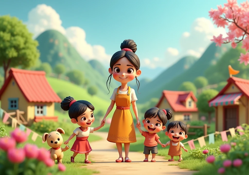 a woman round neck blouse and saree,big cheeks, swooping breasts, deep cleavage, angle face, round face,fair skin,open arms, sexy armpits,big penis, nipples, ass, necklace, ,(cinematic:1.3),there are two children sitting on the ground playing with a heart, very beautiful photo, love is begin of all, adorable digital painting, cute digital art, by Lilia Alvarado, cute photo, beautiful realistic photo, lovely and cute, cute and lovely, cute artwork, cute beautiful, cute photograph, cute detailed digital art, beautiful image ever created, beautiful digital art,
