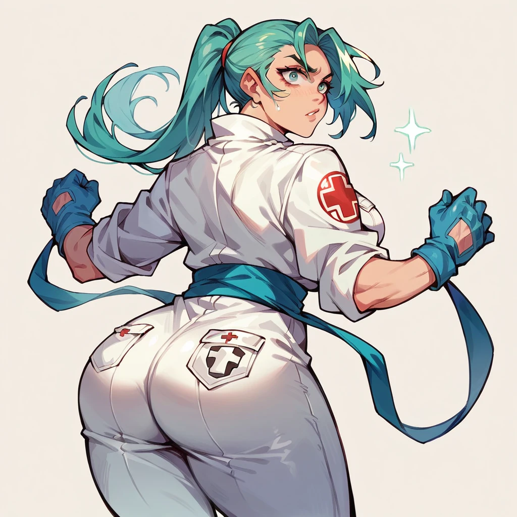 score_9, score_8_up, score_7_up, score_6_up, score_5_up, score_4_up,
, 1girl,bodysuit, helmet, voluptuous, big breasts, helmet, twintails, long hair, ishnet thighhighs,multiple condoms,used condom,condom belt,condom,thong, green and black bodysuit, black gloves, belt, thigh boots breasts, black hair, skirt, blue eyes, ass, short hair, blush, thighhighs, underwear, smile, sweat, covered nipples, hair ornament, panties, areola slip, large breasts, grin, hairclip, solo focus, looking at viewer, huge breasts, bangs, clothes lift
