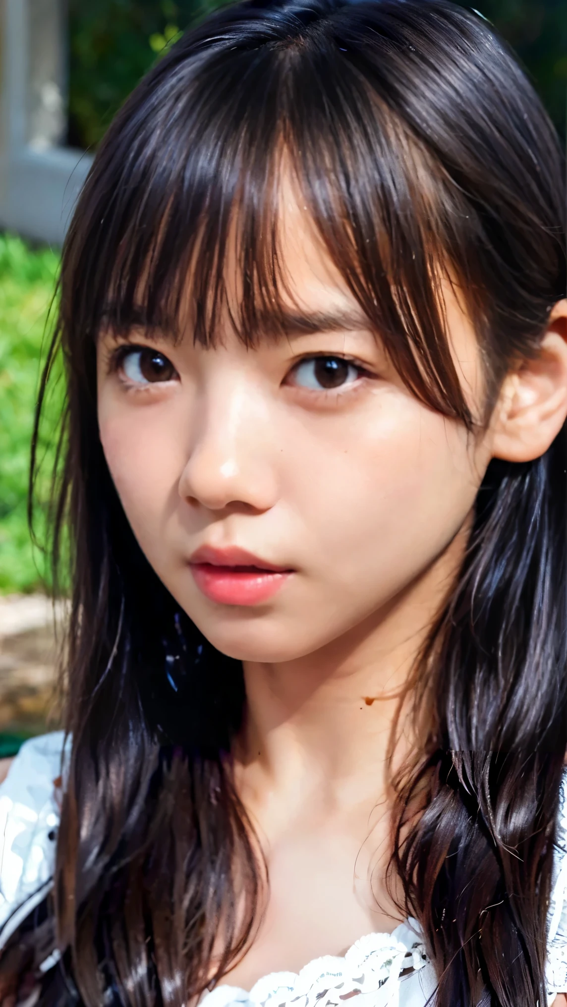 Cute Japanese Women Photos, smile:1.78, 20-year-old, Oil, One Length Hair＆Straight Hair Balm:1.55, (photo Realistic:1.4), (hyper Realistic:1.4), (Realistic:1.3), (Smoother lighting:1.05), (Improving the quality of cinema lighting:0.9), 32K, 1 person,20-year-oldの, Realistic lighting, Backlight, The light shines on your face, Ray Tracing, (Bright light:1.2), (Improvement of quality:1.4), (Highest quality Realistic textured skin:1.4), fine grain, Detailed face,(smile:0), (Emphasis on face close-up:1.3), (Enhances the beauty of skin texture:1.1),((Extremely precise and accurate anatomy:1.0)), (Enhances the beauty of skin texture:1.1), Clean and glowing skin, mesh, thin:1.2, (Realistic:1.3), Realisticなライティング, (Smoother lighting:1.05), 32K, One Japanese woman, fine grain, Detailed face, (Film Grain:1.1),(Accentuates body lines:1.1), High resolution, Natural look, Kind eyes, Improves hair quality, Delicate light and shadow, Transparent muscles, Graceful pose, Beautiful Eyes, Sharp details, Soft light reflection, Beautiful contours, Delicate skin tone, Fine hair texture,Cute Japanese Women Photos,