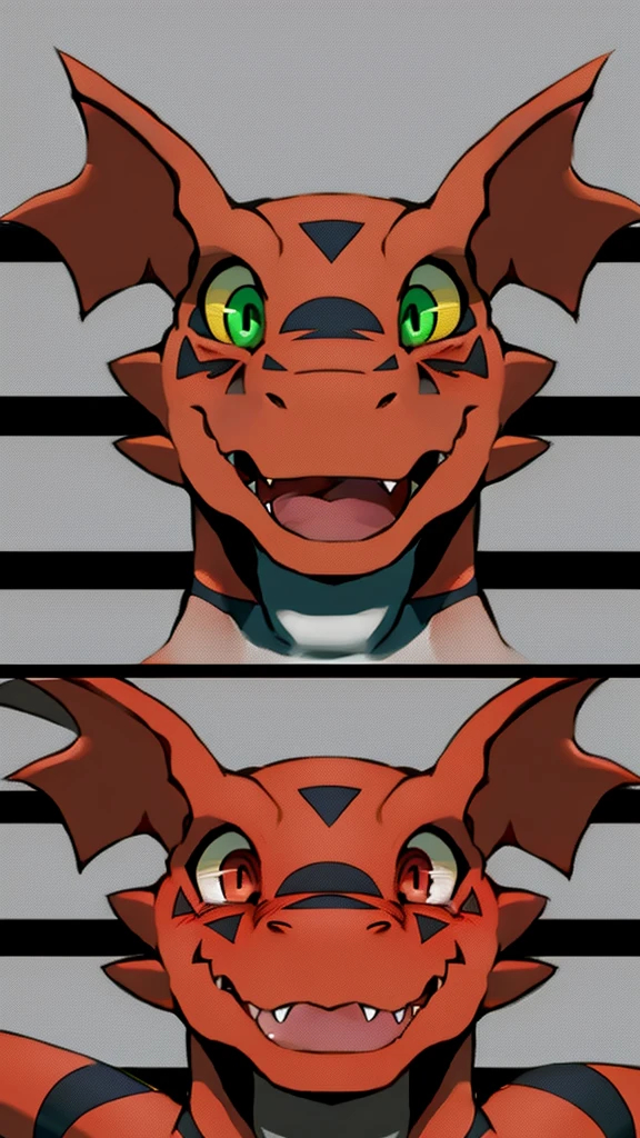 Headshot guilmon digimon 